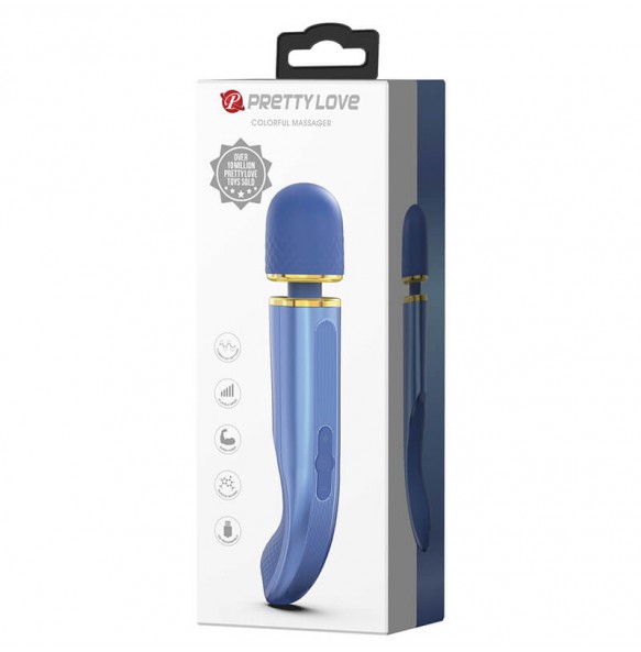 PRETTY LOVE - Colorful Powerful AV Wand (Chargeable - Blue)